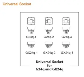 Led7pl Naturaled Led7pl/h/70l/4p/835/if 4pin 7w/9w 3500k Pl Led Lamp Replaces G24q/gx24q 18/26w 2 Pack #3