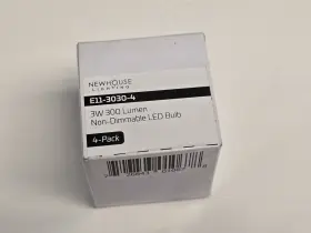 G9-3025-4 Newhouse Lighting 4 Pack G93025 3w 300 Lumen Non-dimmable Led Bulbs