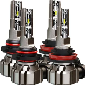 Nineo B0clhv9g7n H11 9005 Bulbs Combo 300 Brighter 6500k Cool White Plug-n-play Wo/fan Fog