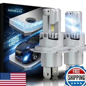 Nineo B0cll4y8v1 H4 Bulbs Wireless 600 Super Bright Dual Beams 6500k Plugplay Fog Light