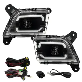 Nioboee Cv-999l2-tc Led Fog Lights For 2019-2023 Chevrolet Silverado 1500 2500hd 3500hd Trucks F