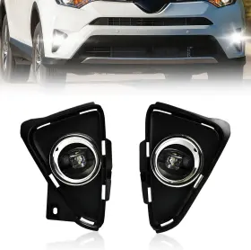 Oksiwa Yst3l664ytfog Led Fog Lights For 2016 2017 2018 Toyota Rav4 Replacement Assembly Fr