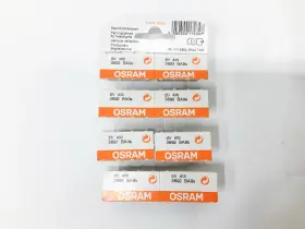 3892-ba9s Osram Lot Of 8 3892 Ba9s 6v 4w Replacement Light Bulbs - New