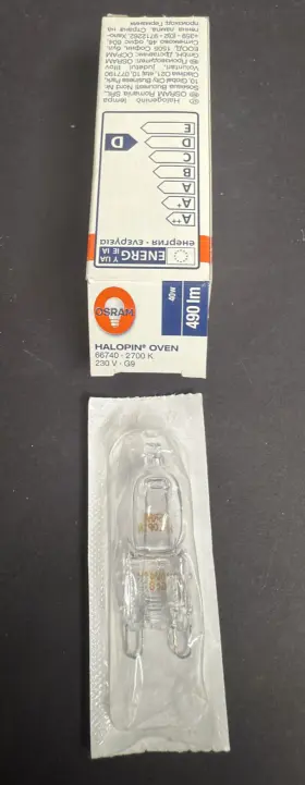 66740 Osram 230v 40w G9 Halopin Bulb