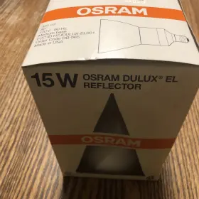 Dulux-15w Osram Dulux El 15w Cfl Reflector Fluorescent Light Bulb Lamp Made Usa Db065 New