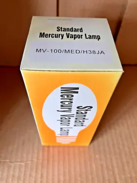 Pec Lamp 832225000325 Mv-100/med/h38ja Mercury Vapor Medium Base White M.o.l. 5-1/2 Inch H38 100watt