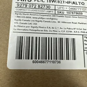 Philips 046677110734 Pl-c 18w 4 Pin Alto Compact Fluorescent Lot Of 10/free Shipping #2