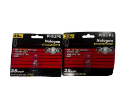 Philips 046677135850 2 Halogen Capsule 35w T4 120v Bc50w Replaces 35t4/cl /gy8.6 Bulb Base