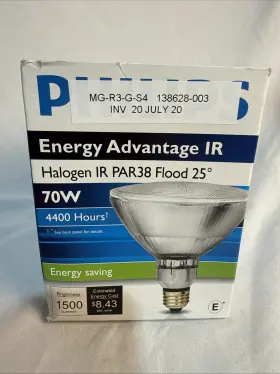 Philips 046677138622 Energy Advantage Ir Par38 Flood 25 Bulb