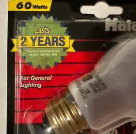 Philips 046677249267 Halogen 60w 840 Lumens Guaranteed 3000 Hours Frosted Bulb #3