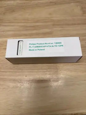 136598 Philips Lot Of 7 Phillips - Pl-t 42w/841/4p/hta Alto Triple Tube 4 Pin Base Bulbs 136598 Philips Lot Of 7 Phillips - Pl-t 42w/841/4p/hta Alto Triple Tube 4 Pin Base Bulbs