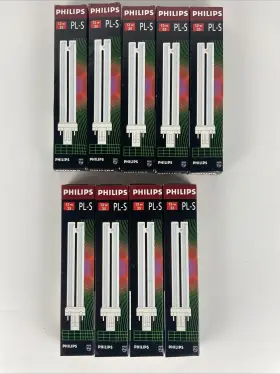 Gx23 Philips 13w/35 Lot Of 9 Pl-s Fluorescent Lamp Light Bulb - Brand New