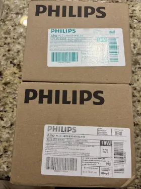 383307 Philips 18w/830/4p/alto 2 Pl-c 10 Packs