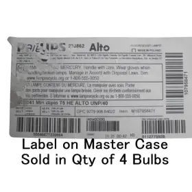 F28t5841alto Philips 230862 T5 Glass Bulbs 4-pack- Local Pickup Only #3
