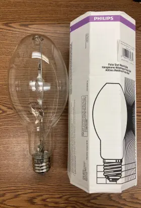 23283-5 Philips 232835 Lot Of 3 New Pulse Start Metal Halide Bulbs - 400 Watt Ed37 #2 23283-5 Philips 232835 Lot Of 3 New Pulse Start Metal Halide Bulbs - 400 Watt Ed37 #2