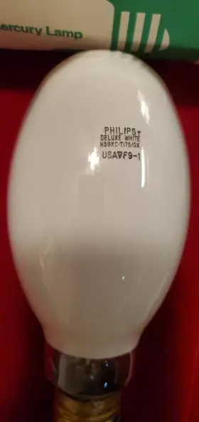 H39kc-t175 Philips 24805-4 Lot Of 5 Lifeguard H39kc-t175/dx White Mercury Vapor 175w Ed28 Mogul #2