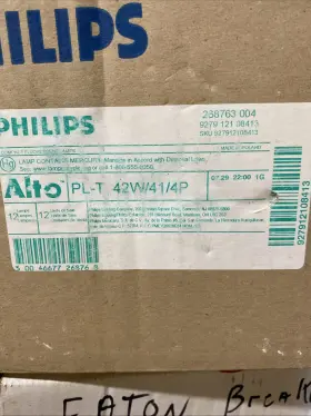 Gx24q-4 Philips 268763 Lot Of 12 Light Bulbs Pl-t 42w/841/a/4p/alto - 4 Pin Base