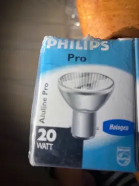 401960 Philips Aluline Pro Halogen 20 Watt Ba15d 12v 32 Degree Lamp