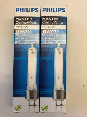Philips 418897 5 Pieces 211194 Cpo-t White 45w/728 Pgz12 45w Metal Halide Bulb