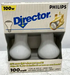 809564 Philips Light Bulb 100w Lot Of 12
