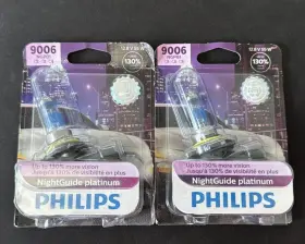 9006ngpb1 Philips 9006 Nightguide Platinum Upgrade Headlight Bulb Pack Of 2