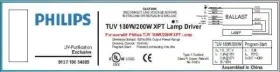 200w Philips 913710054695 Tuv 180w/200w Xpt Lamp Driver 9137 100 54695