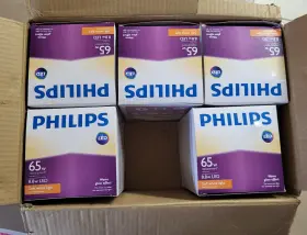 9290020091 Philips 8.8w Dimmable Indoor Flood Bulb Lot Of 5 - Soft White 65w Replacement