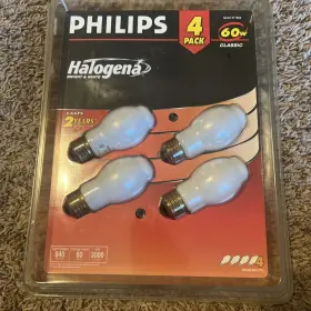 Bc60bt15 Philips Bc60bt15/hal/w 4 Pack Genuine 60w 120v Bt15 Light Bulb Medium Base E26