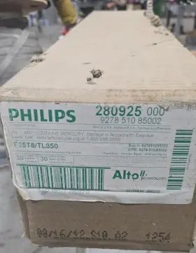 Tl350 Philips F25t8/tl350 Alto Fluorescent Light Bulbs Mpn Series