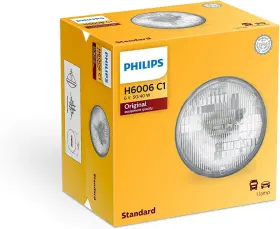 H6006c1 Philips Standard Halogen Sealed Beam Headlamp 1 Pack