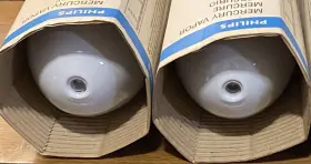 H33gl-400 Phillips 803427 400w Mercury Vapor Lightbulbs H33gl-400/dx Nos Set Of Two #2