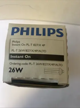 Gx24q-3 Phlips Pl-t26w/827/x/4p/alto Philips Pl-t 26w/827 4-pin Cfl Bulb Alto 26w Warm White New