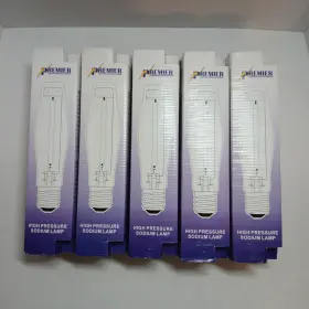 Premier 2h400hc Lot Of 5 - Ed-18 400w High Pressure Sodium Lamp Light Bulb