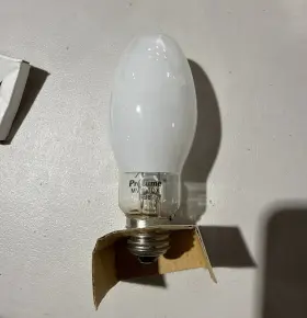 Mv100dx Prolume 108306 Mrcury Vapor Bulb 100w Ed17 Medium Base H38 Deluxe White