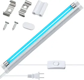 Mna-qualirey-2799 Qualirey 8w Uv Lamp Ozone Free 253.7nm Wavelength Uvc Light Bulb 110v With