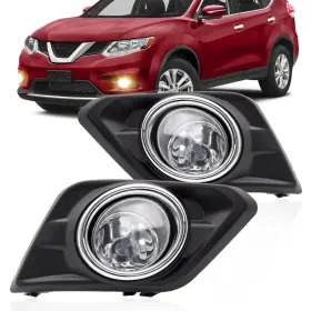 Rapoosans Yc0073-cl Driving Fog Lights Lamps Assembly Kit For 2014-2016 Nissan X-trail Rogue