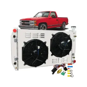 Readycool 1224-wh622dzf 3 Row Radiator For 1988-1999 Chevy Gmc C/k 1500 2500 3500 Suburban