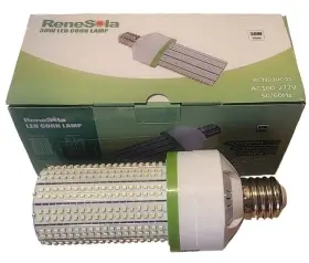 Rcn030c0102 Renesola 3518010500212 30 W Led Corn Lamp Light Bulb 100-277v E39 Base 3000k Rcn030c0102 Renesola 3518010500212 30 W Led Corn Lamp Light Bulb 100-277v E39 Base 3000k