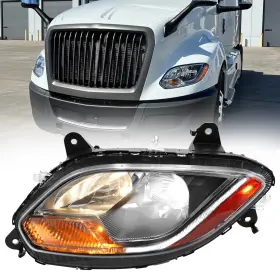 Revworth Lv-9550-l Headlights Assembly Fit For 2018-2023 International Lt625 Headlamp Led Low Be