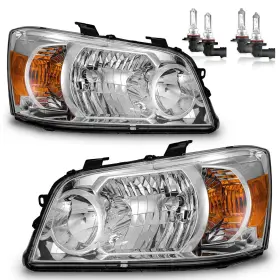 Roadeal Rd-tyhl0400 Headlights Assembly With Bulbs For 2004-2006 Toyota Highlander Sport Utility He