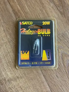 S3468 Satco 045923034688 20w Halogen Bulb Jc Type Brand New Unopened