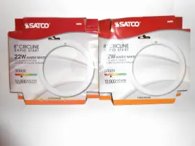 Fc8t9 Satco Fc8t9/ww/rs 8 Inch Circline Rapid Start 22w Warm White Replacement Bulbs Lot Of 2
