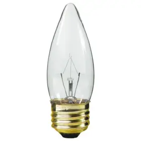 S3293 Satco 2 60 Watt Clear Straight Tip 1 500 Life Hrs 650 Lumens Standard Base