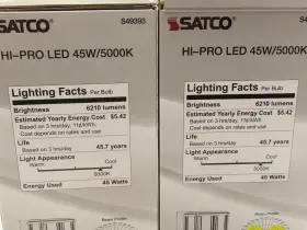 S49393 Satco Hi-pro Led Light Bulb Corncob 45w 100-277v 6210 Lumens Lot Of 2 #3 S49393 Satco Hi-pro Led Light Bulb Corncob 45w 100-277v 6210 Lumens Lot Of 2 #3