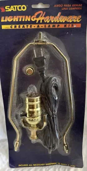 S70-269 Satco New Make-a-lamp Kit Lighting Hardware To Make A Lamp S70-269 Satco New Make-a-lamp Kit Lighting Hardware To Make A Lamp
