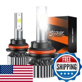 Sealight B0f8q4ppnw 9007 Fog Bulbcombo Pack - Super Bright 6500k White Plug And Play