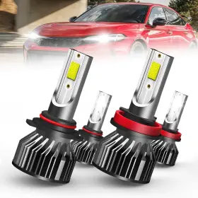 H11-14-ss Spbrtbub Cf29005/h11-14-ss Led Headlight Bulbs Compatible With Honda Civic 2016-2020 Headlights 900