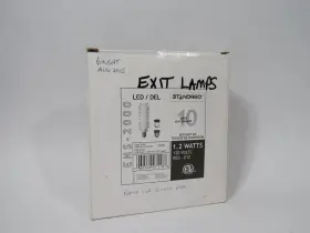 27116 Standard Led Exit Bulb Retrofit Kit 1.4w 120v 10-pack Missing Adapters New
