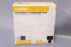 G24d-3 Sunlite 653703405629 10 Pack 26 Watt Pld 2-pin Double U-shaped Twin Tube Base Warm