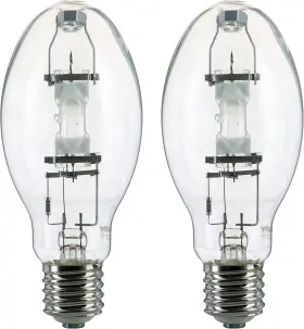 Sunlite 817354021861 Mh400/u/mog M59 Metal Halide Lamp 400 Watts Mogul 2 Pack Clear